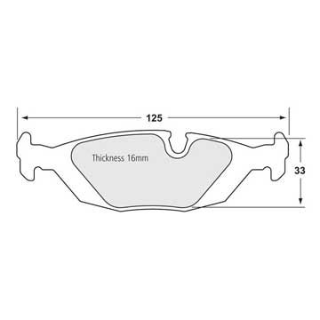 PFC Brake Pads 0279.XX.16.44